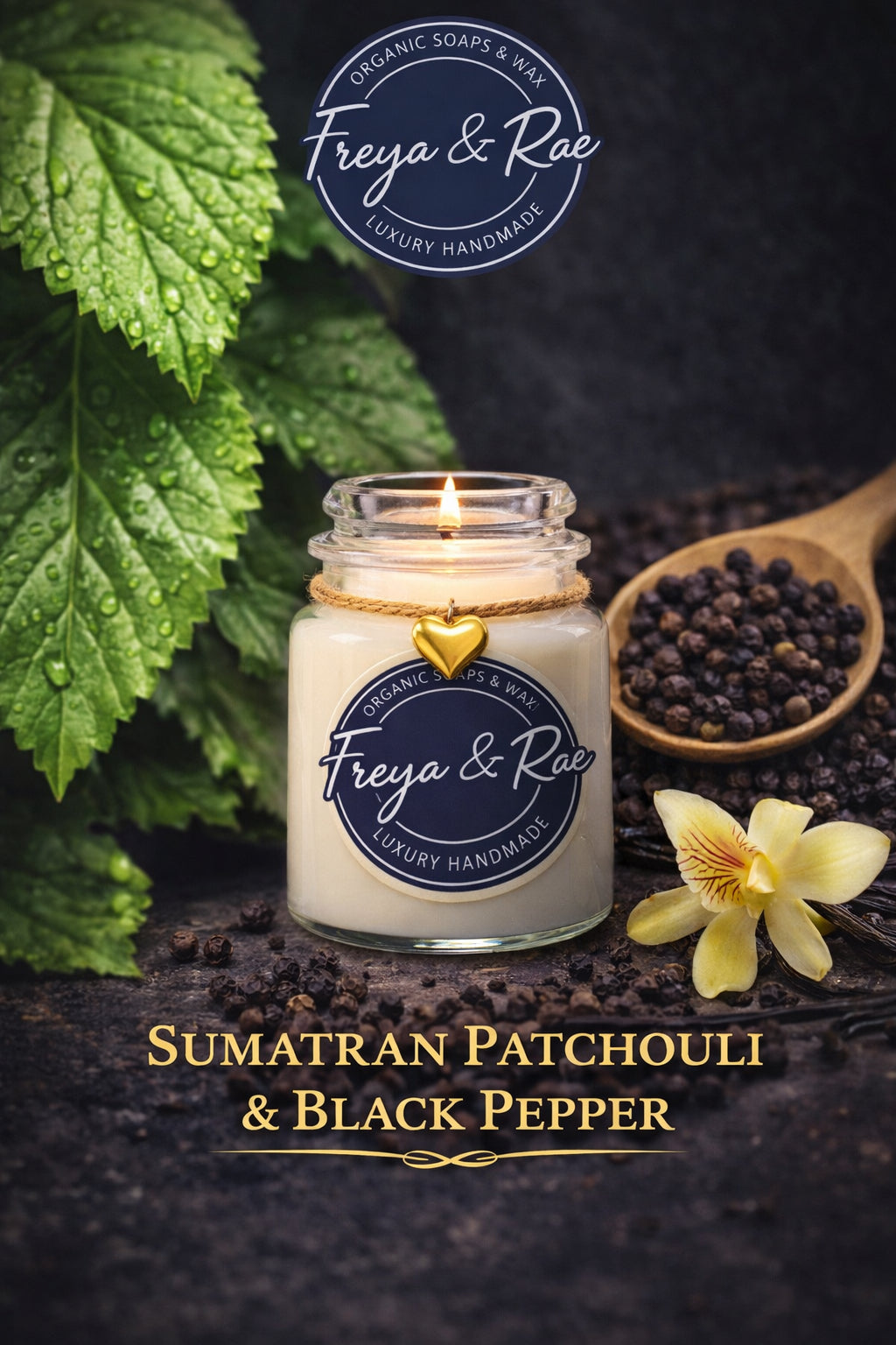 Sumatran Patchouli & Black Pepper — Luxury Scented Wax Melt (6 pack)